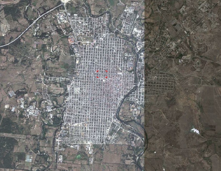 關塔那摩市衛星地圖