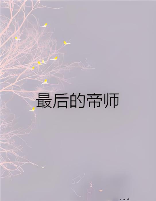 最後的帝師 最後的帝師