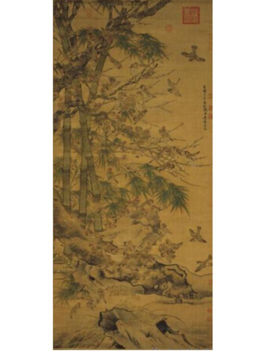 花鳥圖(明代邊文進創作的繪畫) 花鳥圖(明代邊文進創作的繪畫)