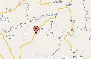 南邊山鄉在廣西壯族自治區內位置