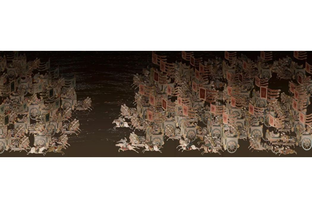 城濮之戰(梁子川、董闊、閆玉琦等創作壁畫) 城濮之戰(梁子川、董闊、閆玉琦等創作壁畫)