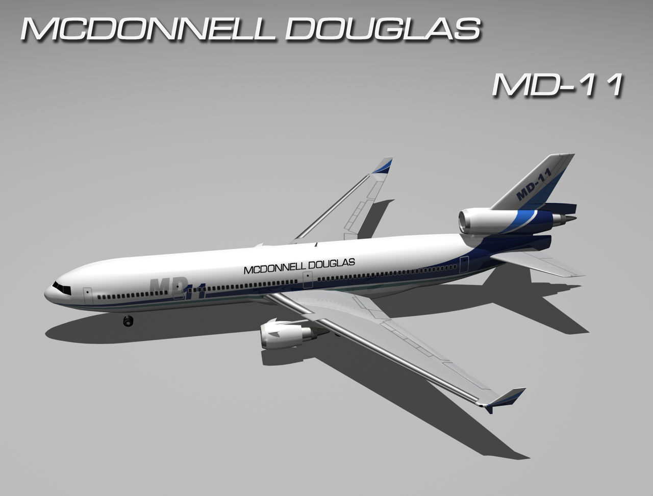 MD-11出廠塗裝
