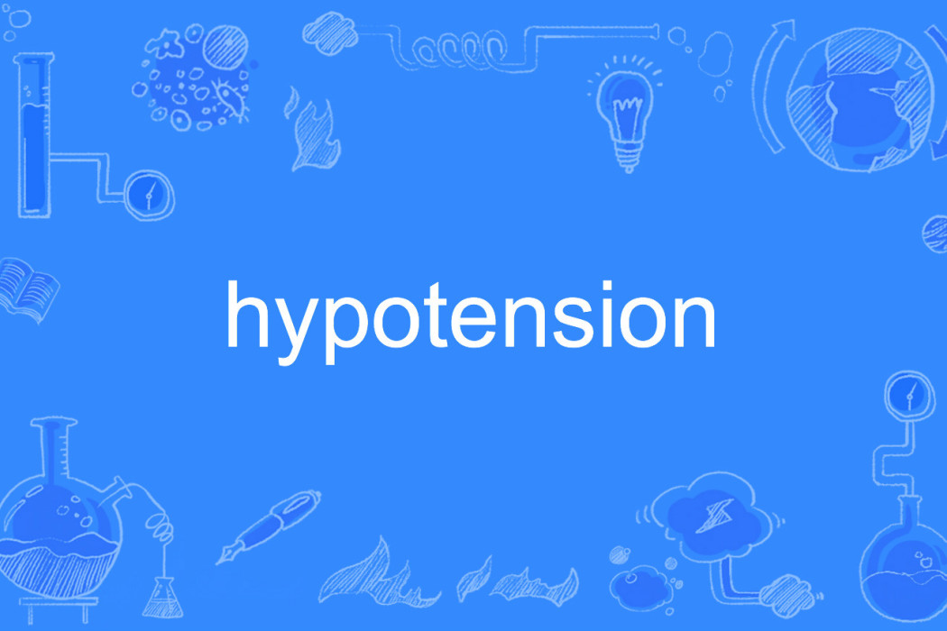 hypotension hypotension