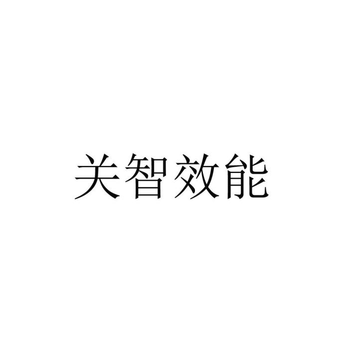 關智效能 關智效能