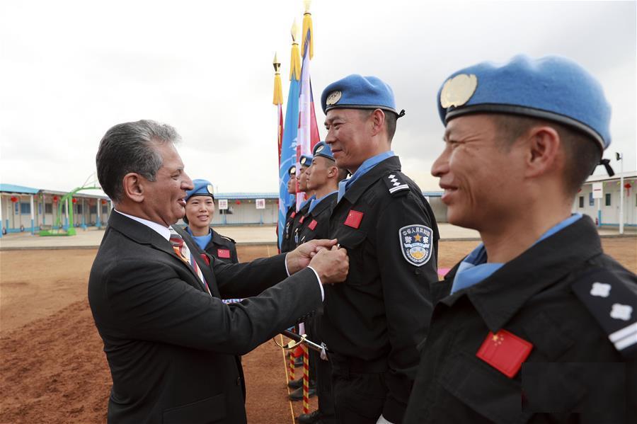 中國第五支駐賴比瑞亞維和警察防暴隊