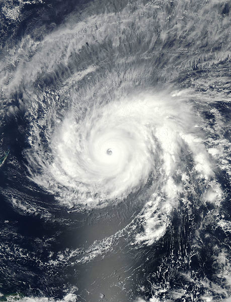 颱風美莎克 衛星雲圖