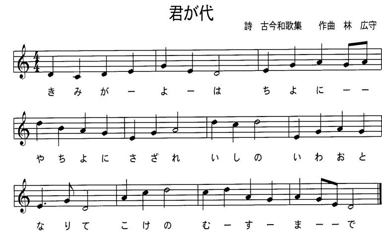 君之代(日本國歌)
