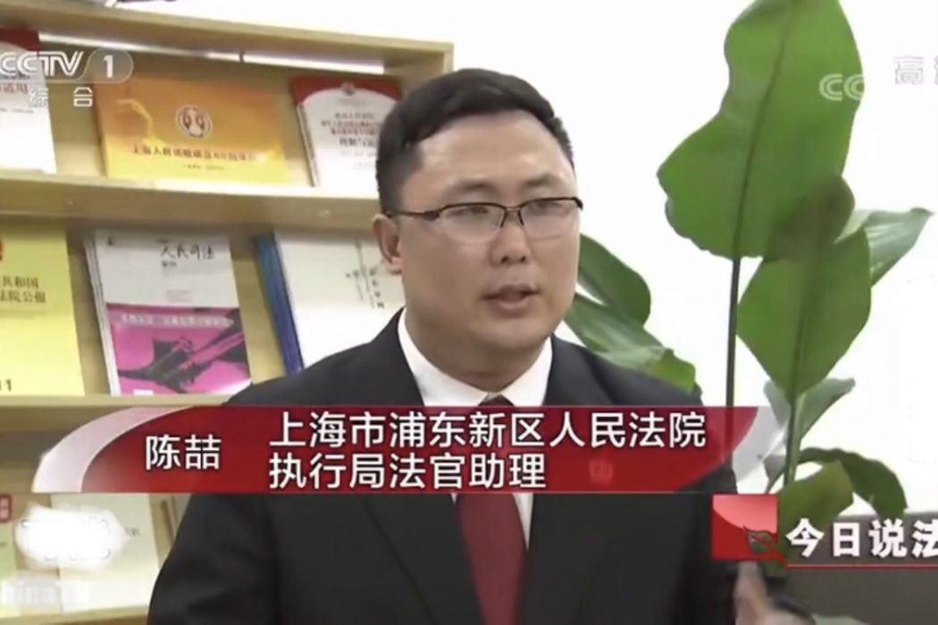 陳喆(上海市浦東新區人民法院執行局法官助理) 陳喆(上海市浦東新區人民法院執行局法官助理)