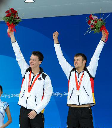 奧運會與克萊因合作奪得銀牌