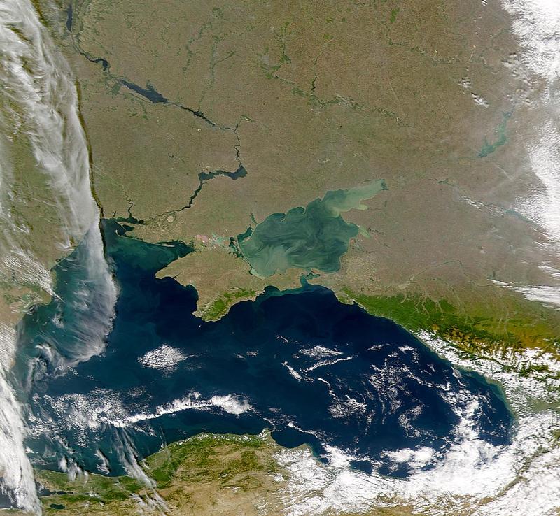 亞速海和下方的黑海