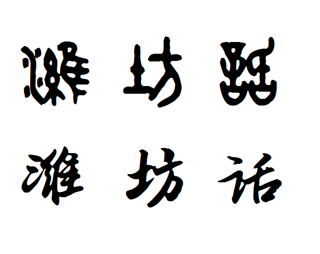 濰坊話(濰坊方言)