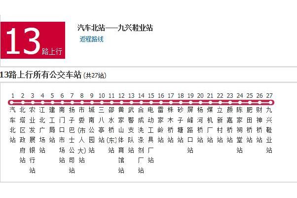邵陽公交13路 邵陽公交13路