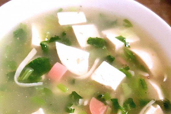 火腿豆腐羮 火腿豆腐羮