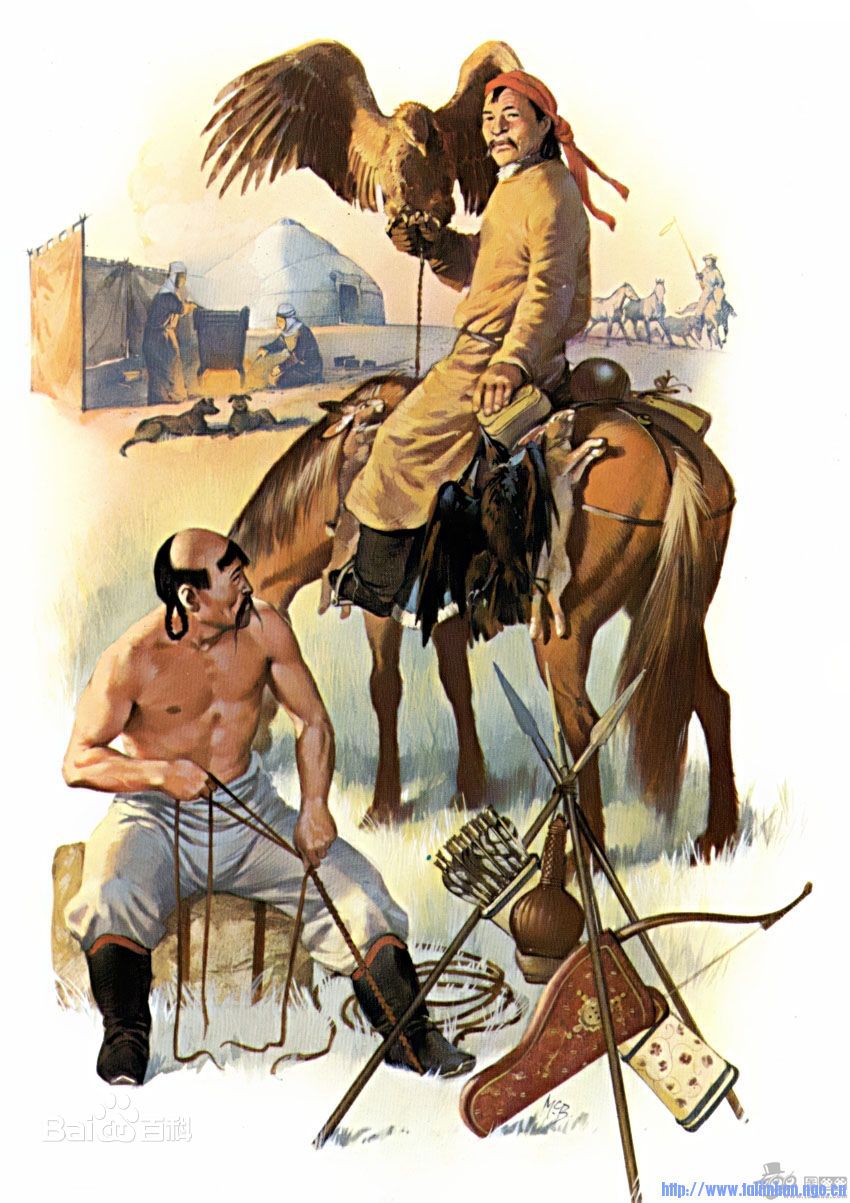 蒙古騎兵整理裝備