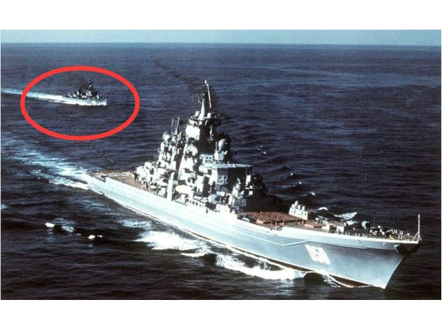 133重慶號驅逐艦追蹤蘇聯核動力巡洋艦