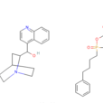 (8a,9R)-辛可寧-9-醇單[[(S)-[(1R)-2-甲基-1-（1-氧代丙氧基）丙氧基]（4-苯基丁基）氧膦基]乙酸]鹽