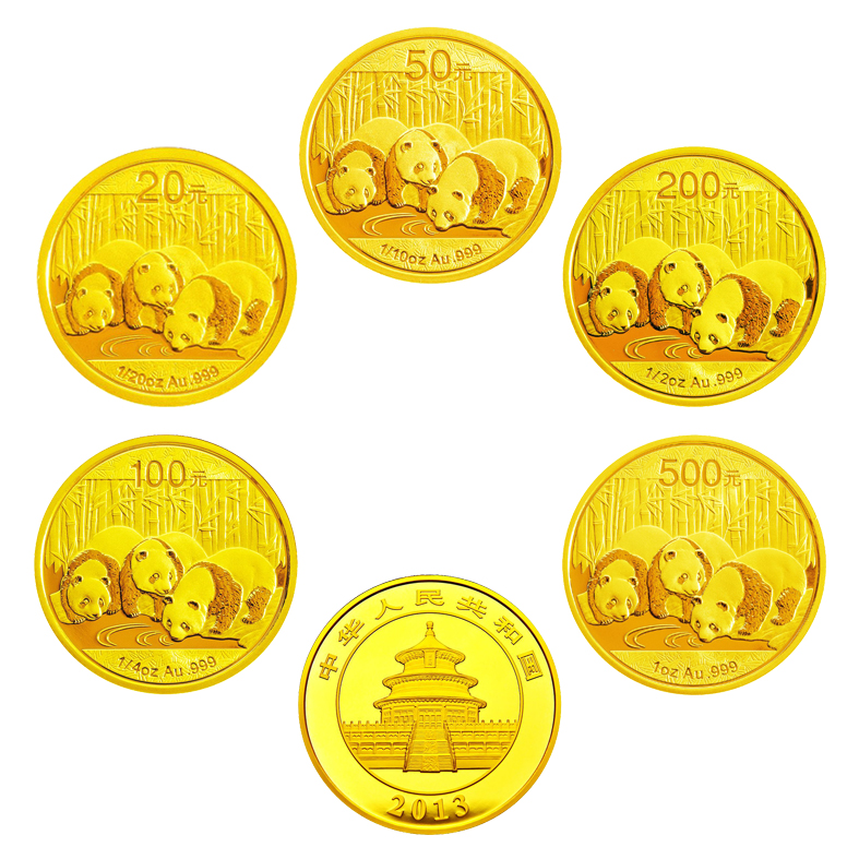 2013版熊貓金幣（普制幣）