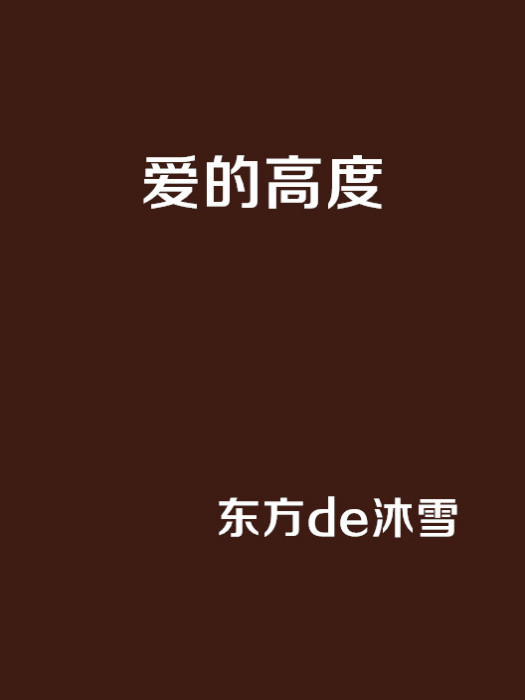 愛的高度(小說名稱)