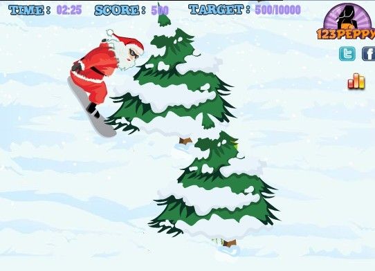 聖誕老人愛滑雪