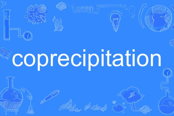 coprecipitation coprecipitation