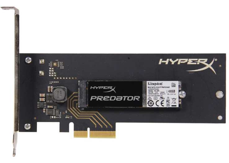 金士頓HyperX Predator PCIe(480GB) 金士頓HyperX Predator PCIe(480GB)