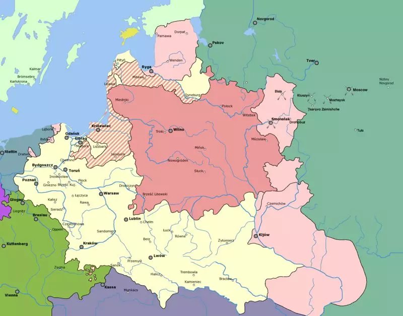 波蘭-立陶宛與沙皇俄國的拉鋸