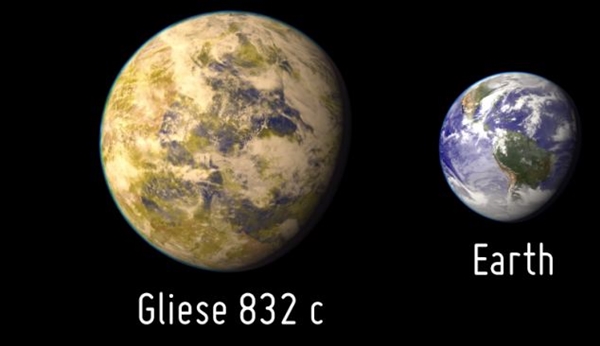 Gliese 832c與地球