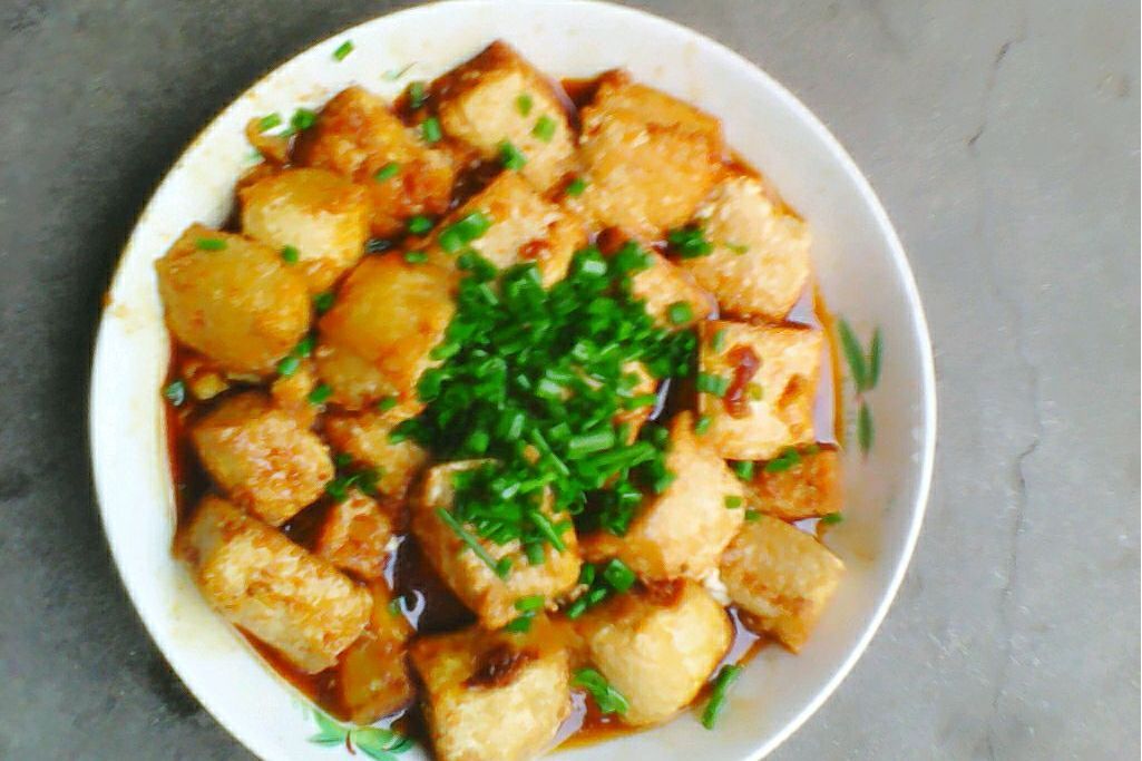 蔥油碗豆腐 蔥油碗豆腐