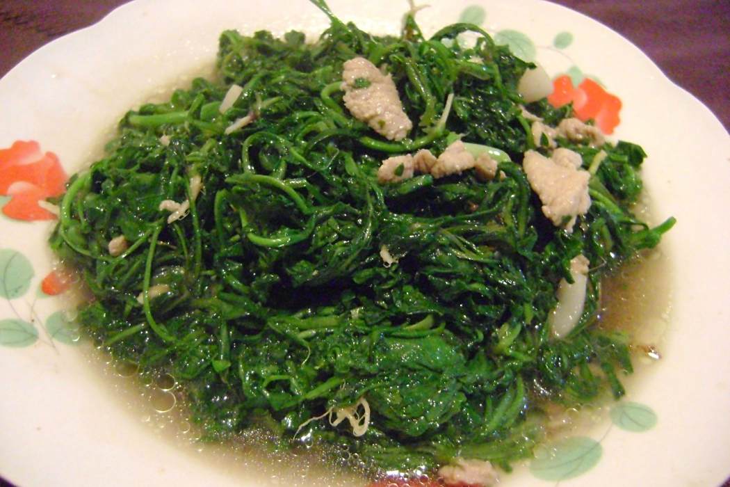 薺菜肉片 薺菜肉片
