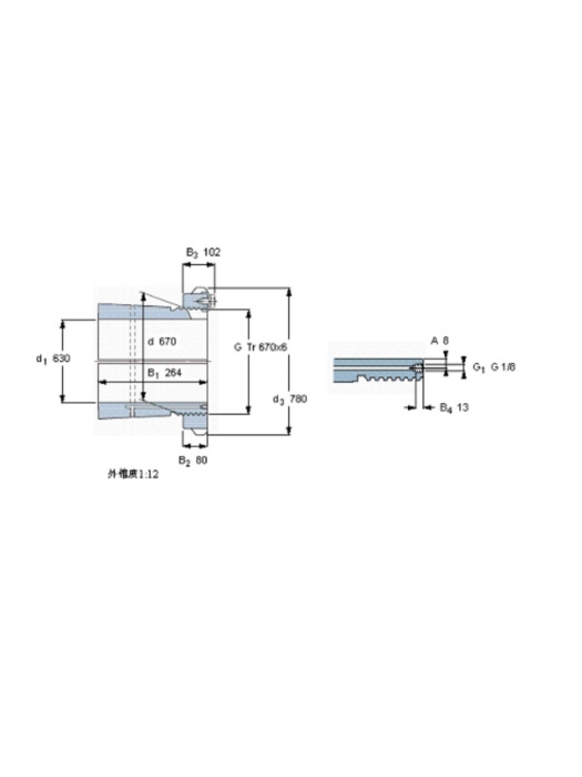 SKF OH39/670HE軸承 SKF OH39/670HE軸承
