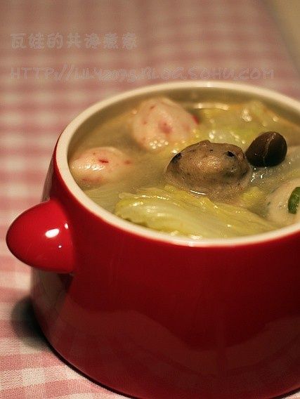 白菜肉丸鍋 白菜肉丸鍋