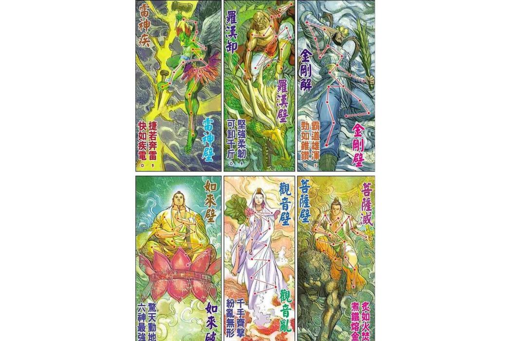 六神訣(港漫《龍虎5世》等中的武學) 六神訣(港漫《龍虎5世》等中的武學)