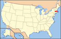 美國麻薩諸塞州的地理位置