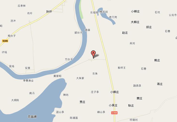 五河縣小溪鎮區域地圖