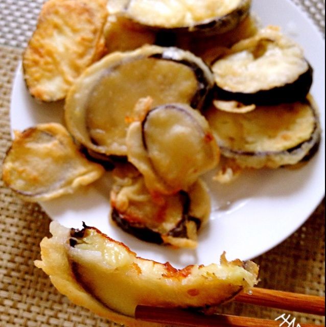 油炸茄子餅 油炸茄子餅