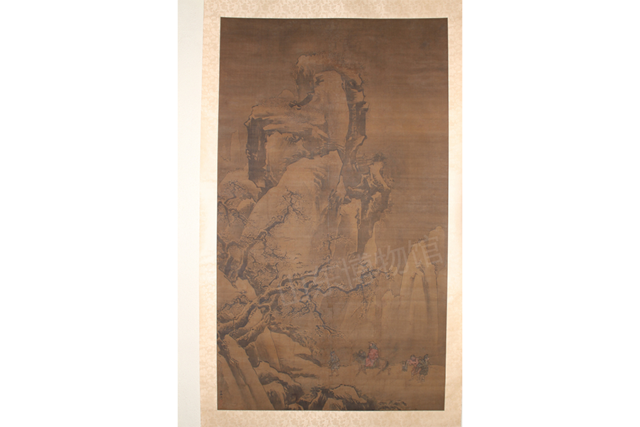 山水圖(明代王諤創作的絹本設色畫) 山水圖(明代王諤創作的絹本設色畫)