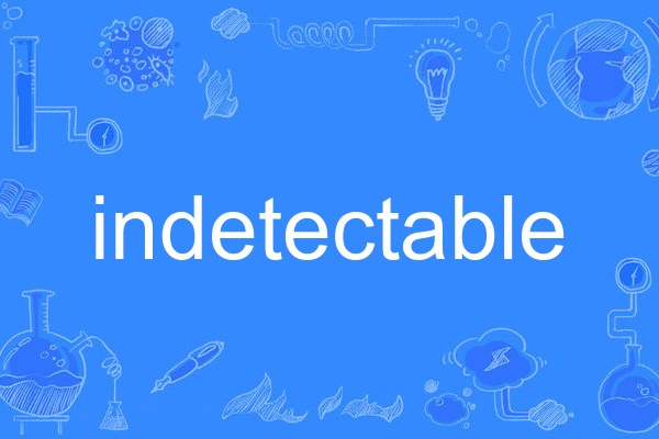 indetectable indetectable