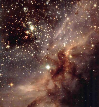 新技術望遠鏡觀測到的歐米茄星雲
