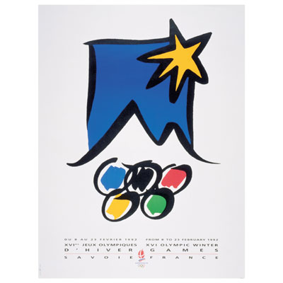 1992年阿爾貝維爾冬奧會海報