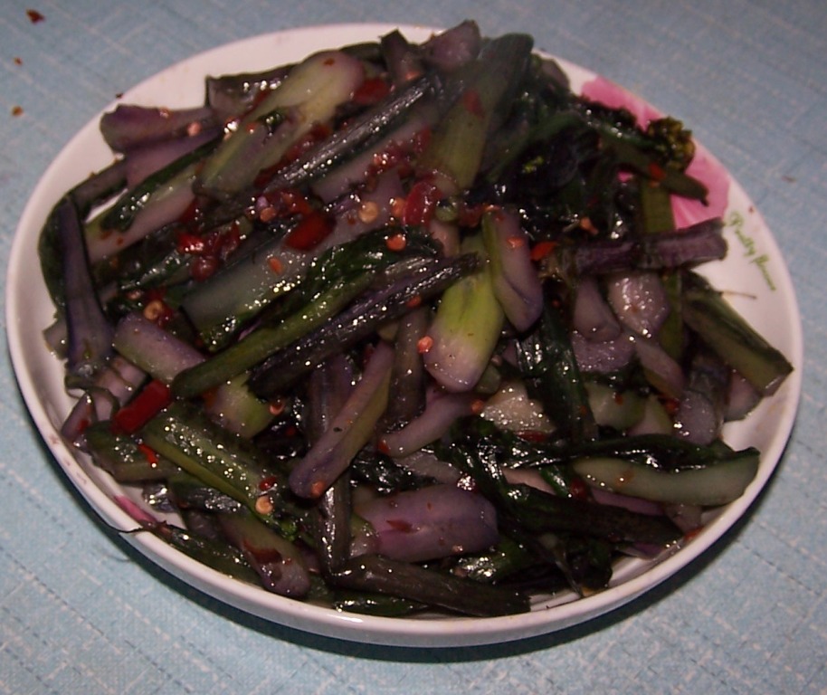 清炒紫菜苔