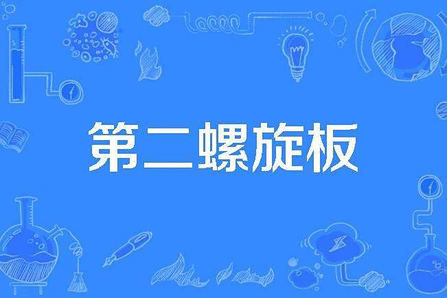 第二螺旋板