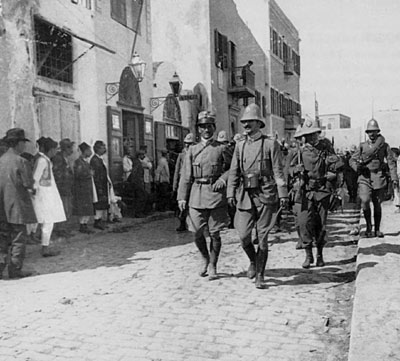 意軍進入利比亞首都的黎波里。1911年10月