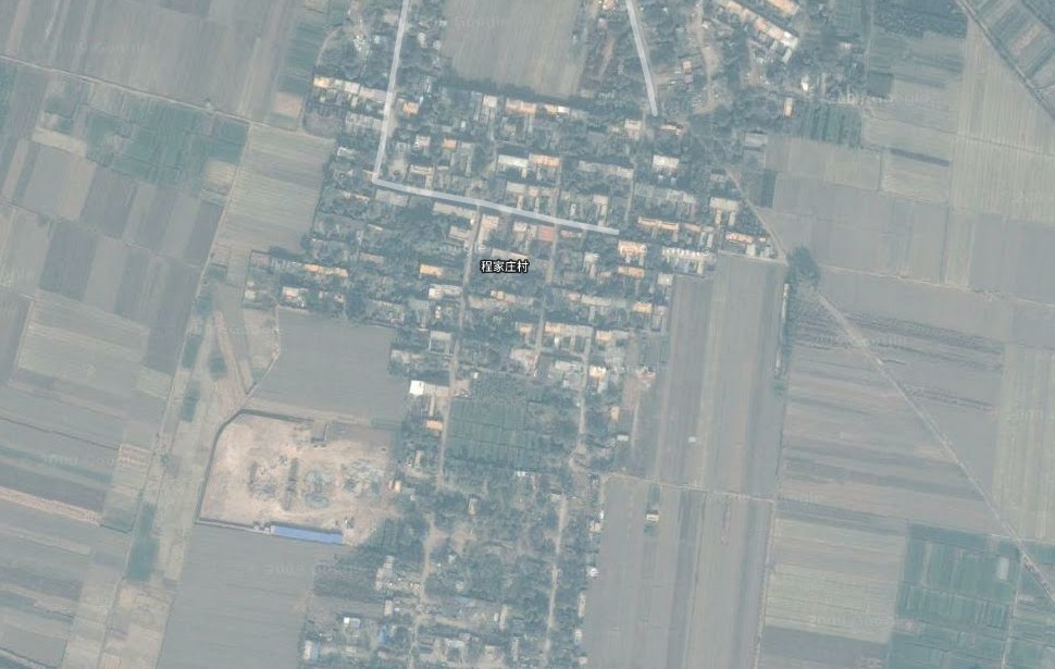 谷歌地圖程家莊村