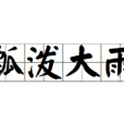 瓢潑大雨 瓢潑大雨