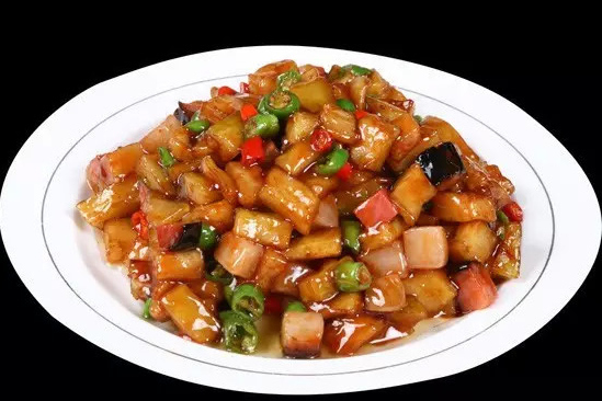 尖椒茄丁 尖椒茄丁