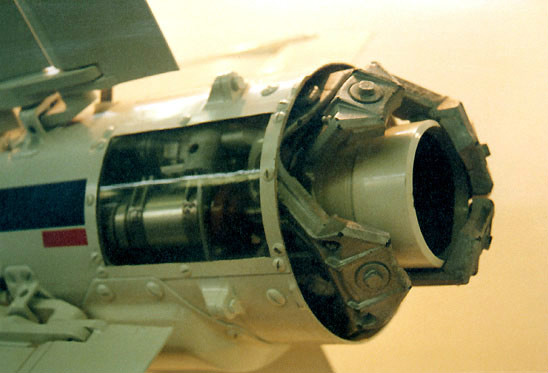 R-73LE飛彈尾噴口特寫