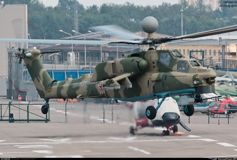 莫斯科米里直升機工廠出現的米-28NM原型機