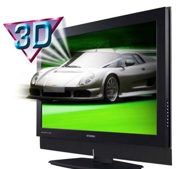 3D電視中好像跑出來的汽車