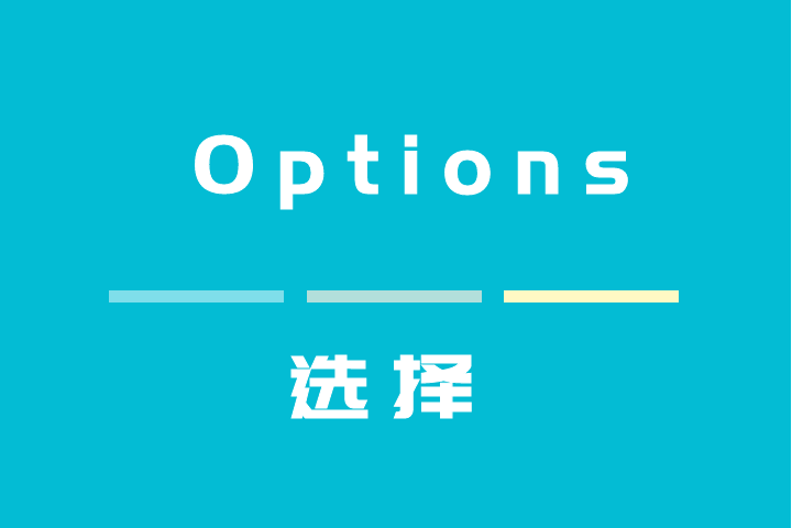 Options(英文單詞) Options(英文單詞)
