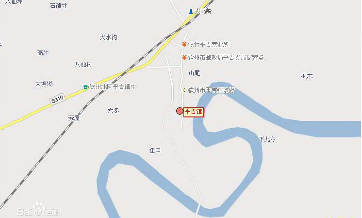 平吉鎮交通地圖